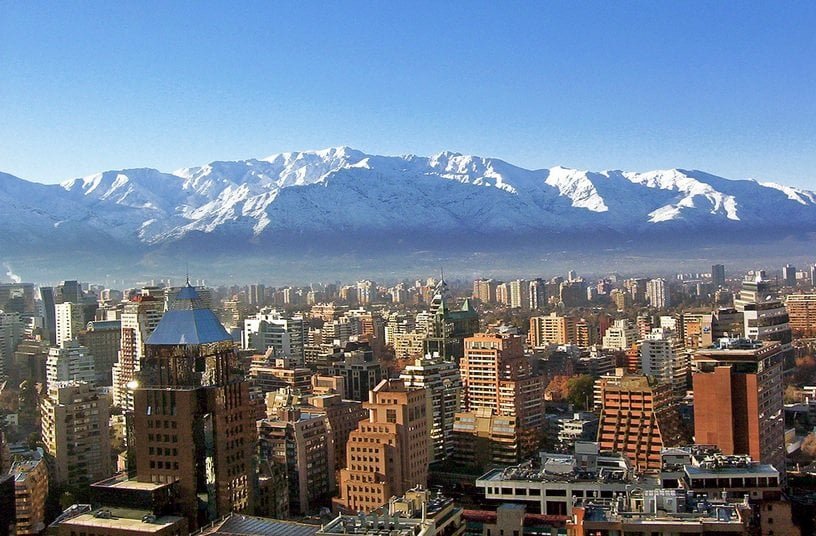 Stunning Santiago with the Andes as a backdrop. Breathtaking!