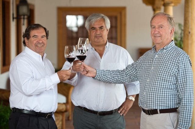 Founders of MontGras,Hernan Gras Eduardo Gras Cristian Hartwig.