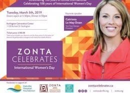 Zonta Oakville International Women's Day 2019