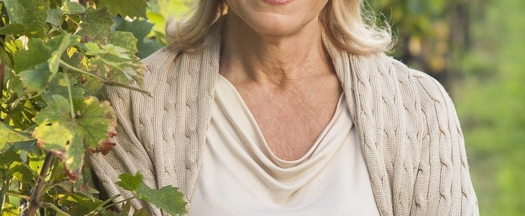 Marilisa Allegrini at La Poya vineyard, Allegrini, Valpolicella, Italy
