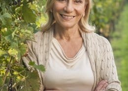 Marilisa Allegrini at La Poya vineyard, Allegrini, Valpolicella, Italy