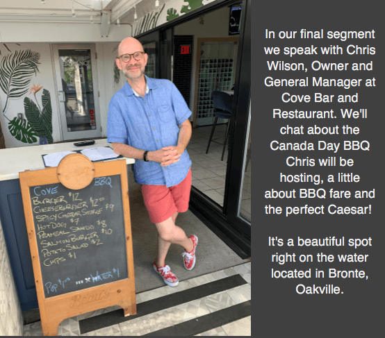 Cove Bar and Restaurant, GM Chris Wilson.
