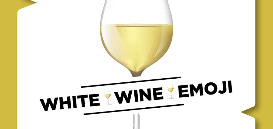 White wine emoji